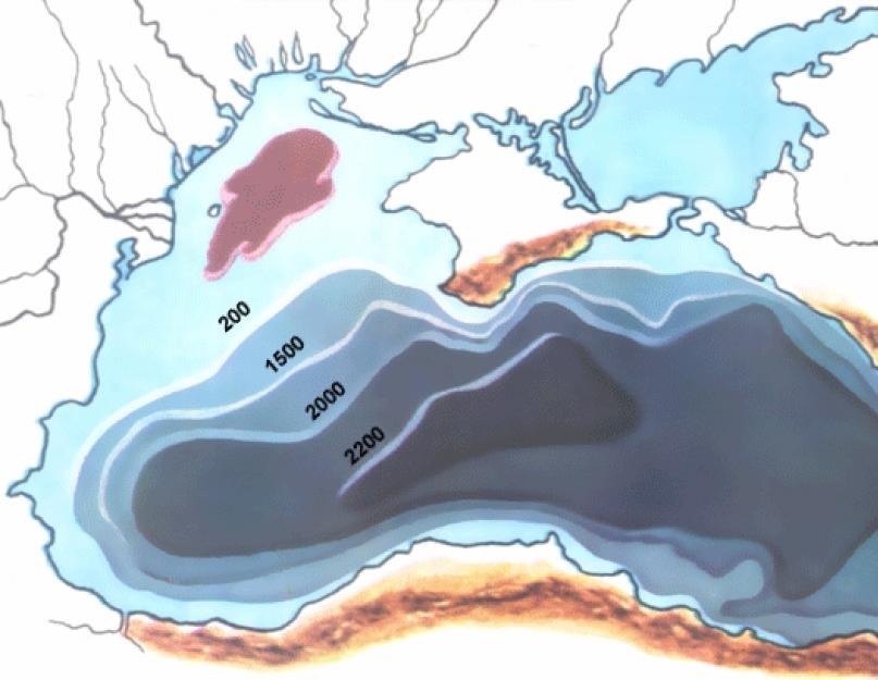 А почему Черное море называется черным? Черное море, интересные факты Разделение черного моря. 