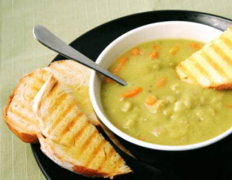 Гороховый суп: энергетическая и пищевая ценность, рецепты приготовления. Рецепт Гороховый суп на курином бульоне