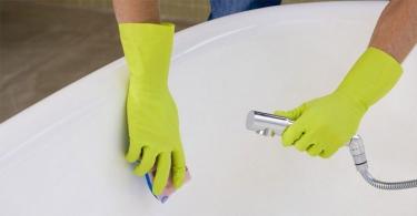 Чем мыть акриловую ванну в домашних условиях - химические средства